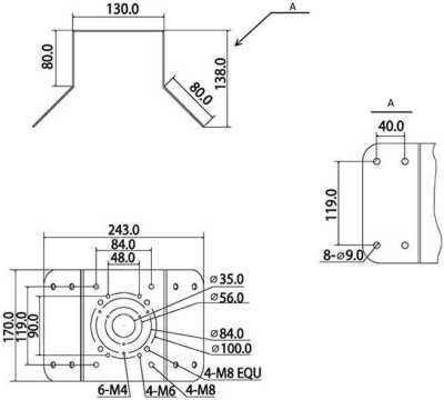 RVi-1BCM-1 white Кронштейны фото, изображение